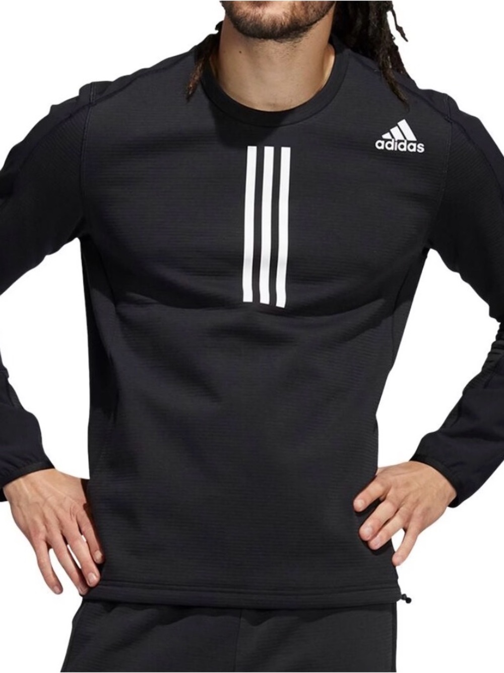 Adidas Men's COLD.RDY Training Crewneck Sweatshirt Black XL  NWT